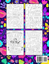 Easy Inspirational Coloring Book for Adults: Good Vibes Only: Simple Positive Motivational Quotes for Stress Relief and Relaxation WoodArtSupply