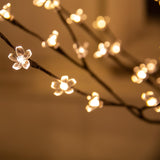 Tybeeu 5ft Lighted Cherry Blossom Tree with 184 Warm White LED Lights for Holiday Decor - Dimmable, UL Certified, Waterproof - Ideal for Indoor and Outdoor Decoration TYBEEU