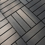 Deck Tiles, 44-Pack Patio Deck Tiles, 11.8" x 11.8" Square Waterproof Outdoor All-Weather Use for Balcony Backyard Patio Deck Tiles (Gray 44-Pack) Kang Share