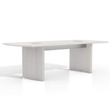 Safco Medina Modern Office Conference Meeting Room Table, 8', Textured Sea Salt Safco