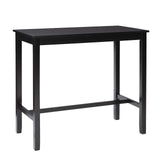 Linon 42 inch Bar Height Pub Claridge Table, Black Linon