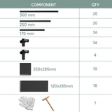 isightguard Vertical Narrow Tall Shoe Rack for Front Door Entrance,10 Tiers Sturdy Metal Shoe Rack Organizer for Closet Entryway, Storage Shelf, Space Saving Stackable Shoe Tower isightguard