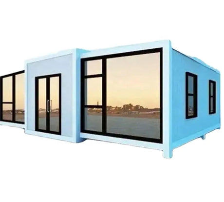 Prefab Tiny Houes for Sale, Extendable Container House 40Ft Expandable Foldable Modular House with 2-3 Bedrooms, 1Full Equipped Kitchen and Bathroom Tiny Houes to Live in for Adults Generic