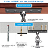 Dolibest Hammock Chair Hanging Kit, Heavy Duty Swing Hanger and 3.28ft Chain with Spring (6MM), Wall Ceiling Hooks for Yoga Indoor Playground Hanging Chair Hammock Chair4 Screws, 4 Expansion Screws Dolibest