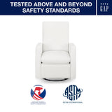 GAP babyGap Cloud Recliner with LiveSmart Evolve - Sustainable Performance Fabric, Artic Delta Children