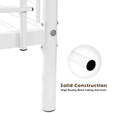 Bonnlo Bunk Bed Twin Over Twin, Metal Bunk Beds White for Girls/Boys/Adults, Anti-Slip Flat Step, No Box Spring Needed Bonnlo