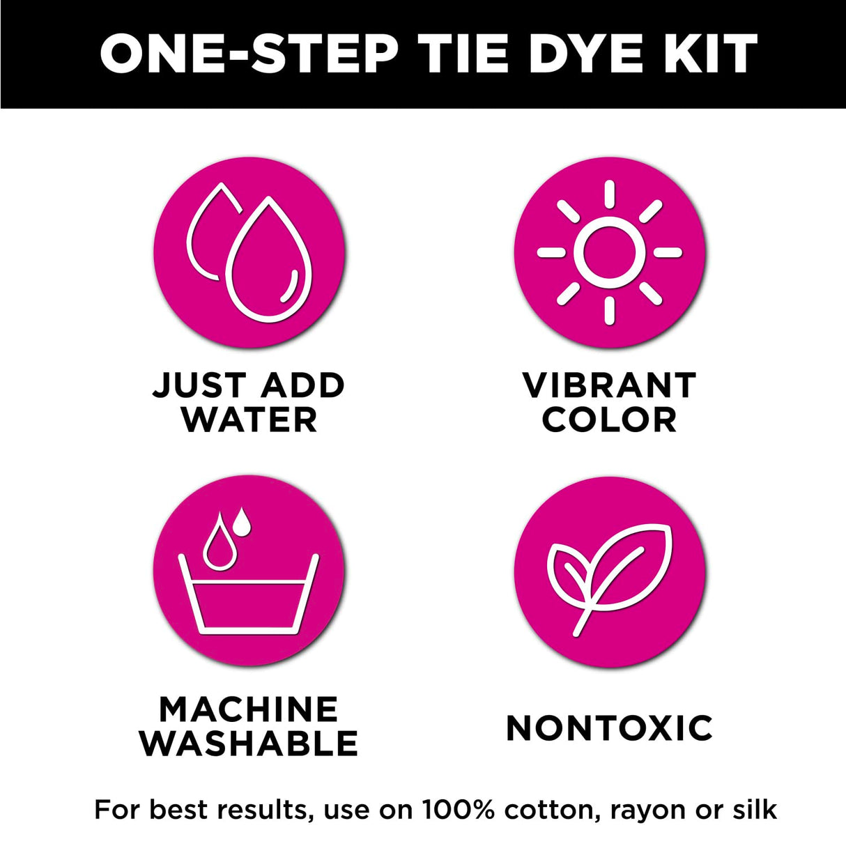 Tulip One-Step Tie-Dye Kit Ultimate Summer Bundle, Giant Classroom Pack, Tie Dye for Large Groups and Parties, Durable Results - Includes 30 Bottles, Comes with Easy Techniques for Beginners Tulip