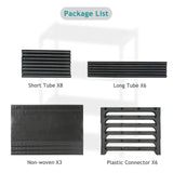 Autonomier 3 Tier Small Shoe Rack, Narrow Stackable Kids Toddler Adult Shoe Storage Organizer Shelf for Closet Floor Front Door Entrance Entryway, Free Standing Shoe Rack Organization Shelves Autonomier