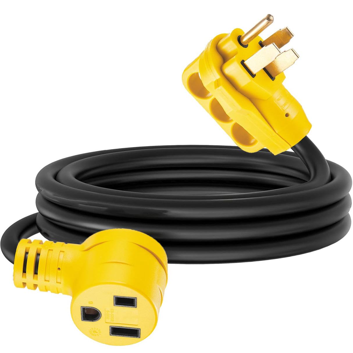 Suplevel 6 AWG Welder Adapter Cord 10 FT, Heavy Duty NEMA 14-50P Male to 6-50R Female Extension Cord, STW 6AWG/3C 50 Amp 250 Volts 12500 Watt, Generator RV to Welder Tesla EV Charger Adapter Cord Suplevel