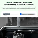 Creality 3D Printer Tool Kit, 74Pcs 3D Printing Tool Wrap Kit Assembly/Removal/Filament Cutting Set 3D Printer Accessories for All FDM Printers Cleaning Finishing Printing Creality