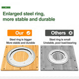 Versatile 360° Rotating Bamboo Bookshelf Tower - Stylish 6-Tier Spinning Storage for Home and Office LSZMXI