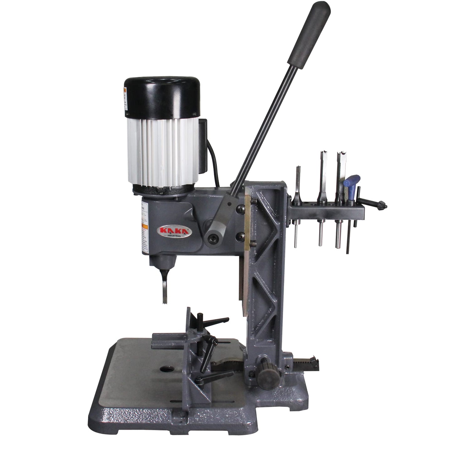 KAKA INDUSTRIAL MS-3816 Woodworking Mortise Machine, 1/2 HP 1725RPM Powermatic Mortiser With Chisel Bit Sets, Benchtop Mortising Machine, For Making