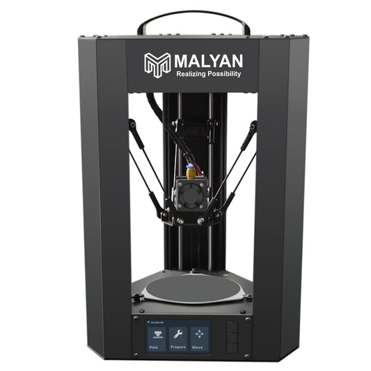 MALYAN M300 Mini Delta 3D Printer - Fully Assembled FDM 3D Printers for Kids and Beginners, Free Sample PLA Filament and MicroSD Card Preloaded with Printable 3D Models, Printing Size 110x120 - WoodArtSupply