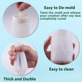 Silicone Molds for Candle Making, 4In and 3.5In and 2.5In and 2In Cylinder Mould Epoxy Resin Casting for Candlestick Make HFYHWT