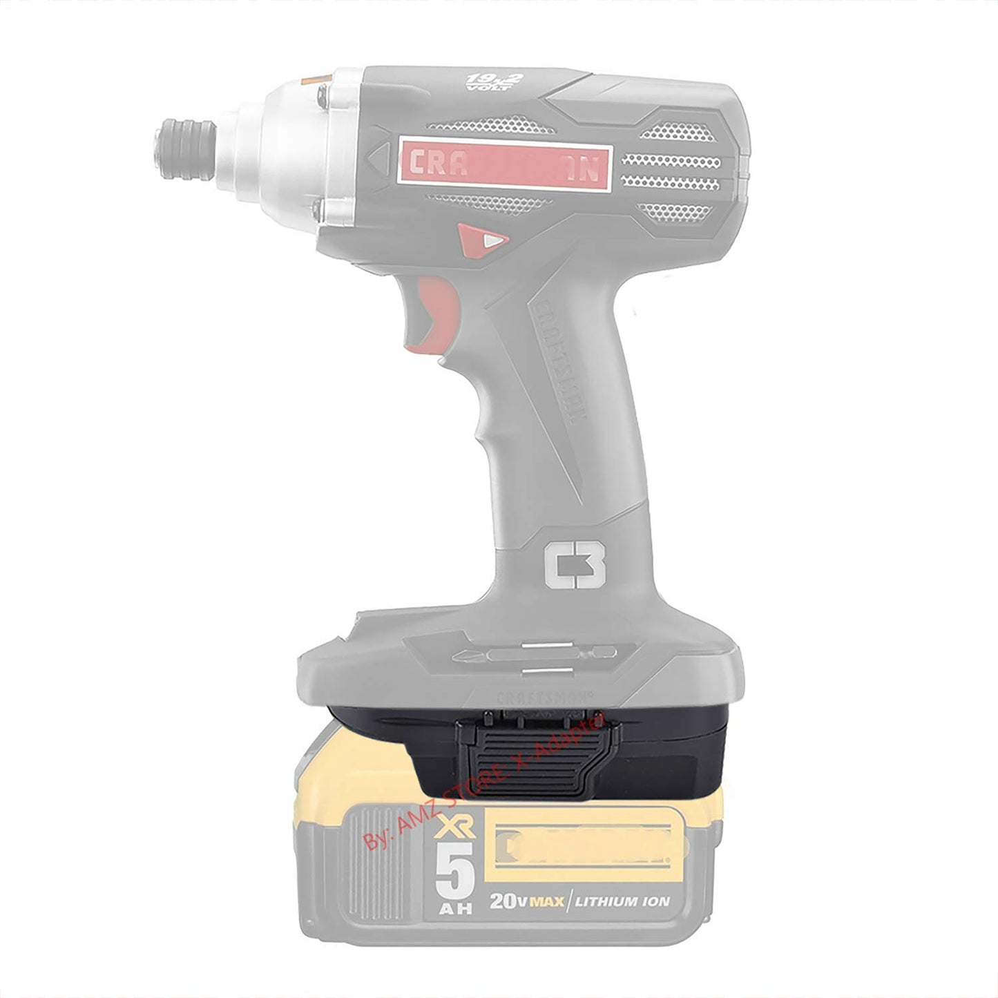 1PCS Adapter for Craftsman C3 19.2V (NOT 20v & V20) Cordless Tools Work with DeWalt 20V MAX XR DCB205 Li-Ion Battery. with 5V 2.1A MAX USB Port (Adapter Only)-US Stock - WoodArtSupply