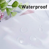 RYB HOME Sheer Outdoor Curtains - Detachable Sticky Tab Top Waterproof White Sheer Curtains for Patio Gazebo Porch Pool Case Indoor Outdoor Decor, 1 Gift Rope, 54 x 120 inch Long RYB HOME