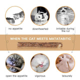 WoLover Silvervine Sticks for Cats, Natural Catnip Matatabi Chew Sticks Teeth Molar Chew Toys for Cat Kitten Kitty (at Least 12 PCS) WoLover