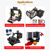 MYJOR Heat Tape for Sublimation, 4 Rolls 12mm X 33m, Heat Transfer Tape for DIY T-Shirt, Heat Resistant Insulating Sublimation Kapton Tape, No Residue. (Professional Grade) MYJOR