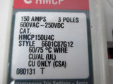 Eaton HMCP150U4C Circuit Breaker,150A,3P,600VAC,HMCP Eaton