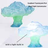 ZIRO 3D Printer Filament,Translucent PLA Filament 1.75mm,Multicolor Rainbow PLA Filament,1KG/2.2lb,Season Series - Summer ZIRO