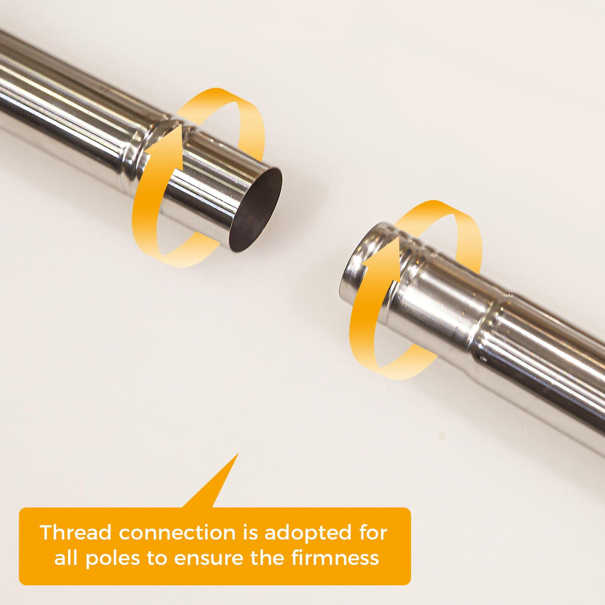 SEAYNFESH Stainless Steel Canopy Bed Frame Metal Frame with 4 Corners Design Sturdy Bed Canopy Frame for Wood Bed, Queen Size SEAYNFESH