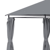 Outsunny 10' x 13' Outdoor Patio Gazebo, Canopy Shelter with 6 Removable Sidewalls & Steel Frame for Garden, Lawn, Backyard & Deck, Gray Outsunny