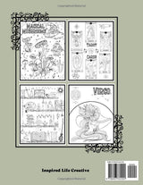 Modern Witch Coloring Book: For Adults and Teens, Filled With Magical Coloring Pages on Astrology, Tarot and All Things Witchy, Witchy Coloring Book Majosta