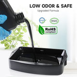 GratKit Upgraded ABS-Like 3D Printer Resin, High Toughness 405nm UV Curing Resin, Scratch Resistant and Compatible with SLA, LCD and DLP Printers for Industrial Parts Printing - 1000g, Black GratKit