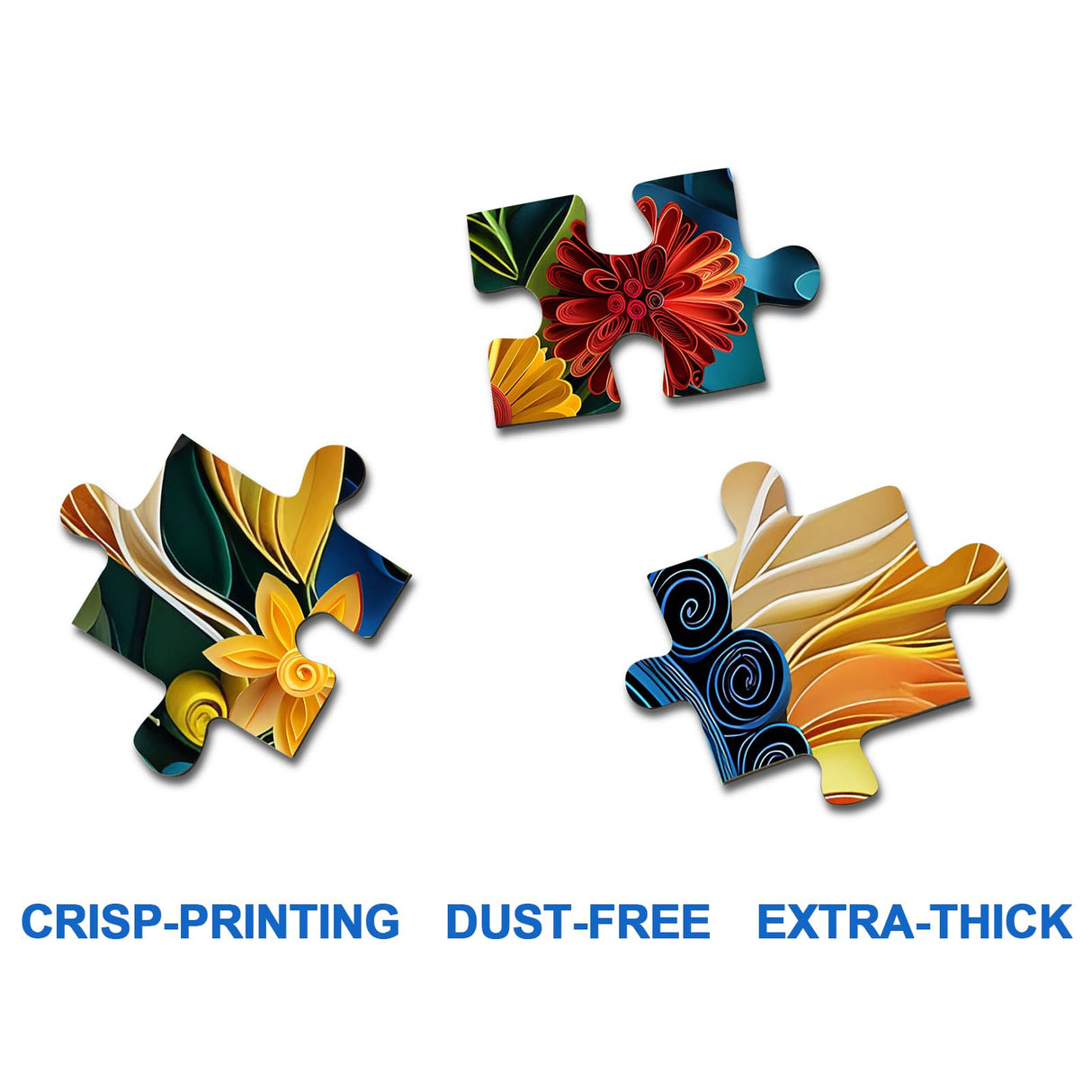 Sunflower Puzzles for Adults 1000 Pieces, Colorful Flower 3D Plant Jigsaw Puzzles Nature, Christian Beautiful Paper Floral Garden Puzzle BBOLDIN