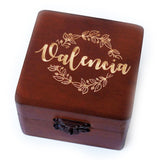 Awerise Personalized Brown Wooden Bridesmaid Box, Jewelry Box, Wedding Gift, Bridesmaid Gift, Wedding Favors Awerise