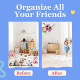 Lilly's Love Stuffed Animal Hammock | Corner Hanging Organizer, Toy Storage, Stuffed Animal Storage | Easy to Hang Plushie Net w/Included Anchors & Hooks | Cute Room, Bedroom & Home Decor (White) Lilly's Love