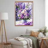 MOMDEDP Rose Diamond Painting Kits for Adults,Rose Diamond Art Kits for Adults,Flowers Gem Art Kits for Adult Full Round Drill Diamond Dot Gem Art Kit for Adult for Home Wall Decor 16x12inch MOMDEDP