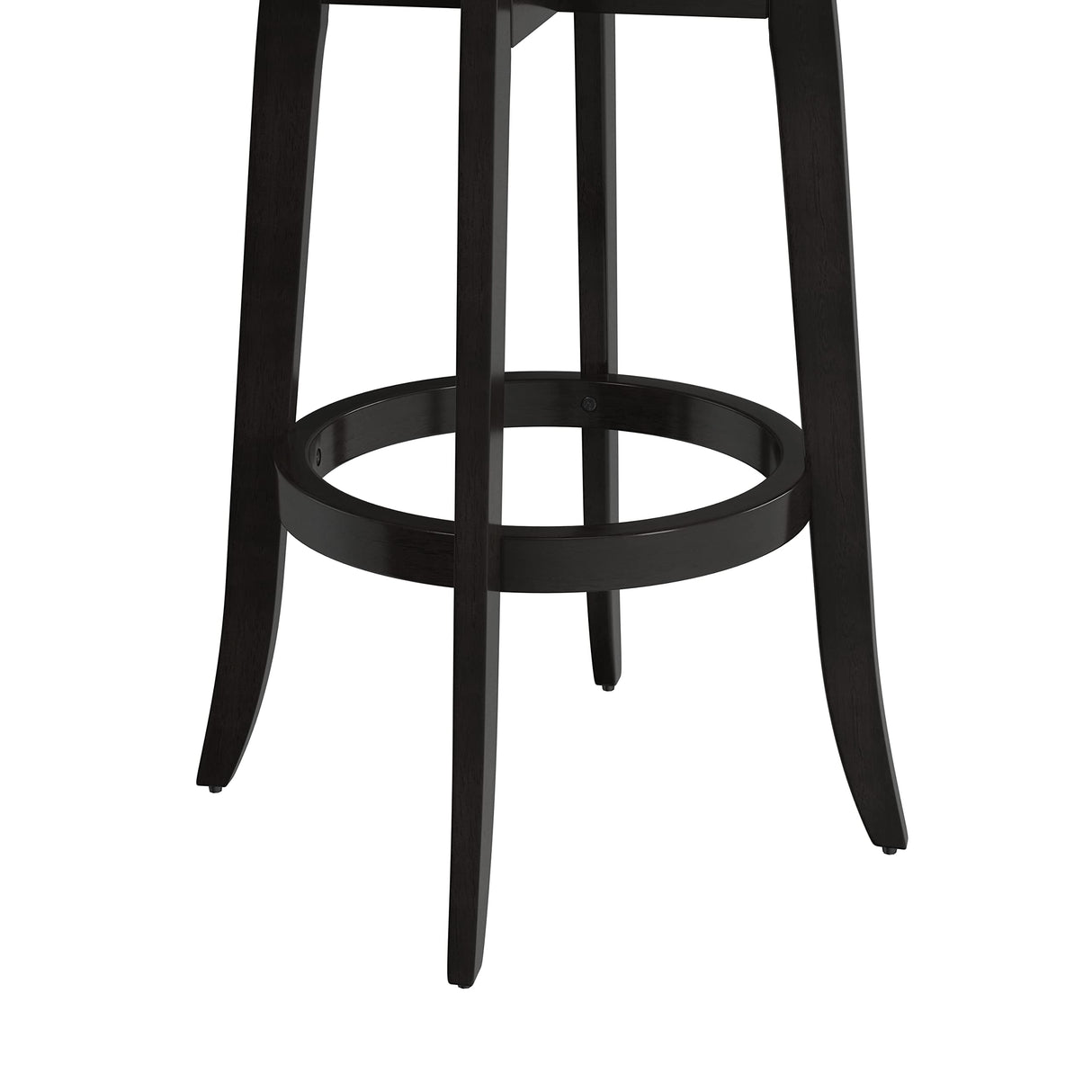 Hillsdale Savana Wood Bar Height Kitchen Stool, 29.5" High, Black Hillsdale