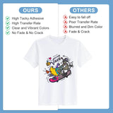 Sublimation Paper Roll Fast Dry 105gsm 13 Inch x 328 Feet, Compatible with Inkjet Printer, For T-Shirts Mugs Fabric DIY imtfzct