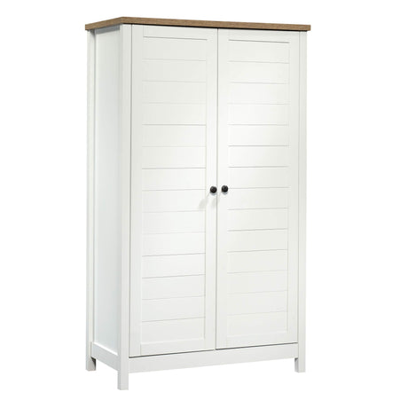 Sauder Cottage Road Storage Cabinet/ Pantry Cabinet, Soft White finish Sauder