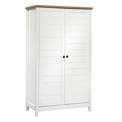 Sauder Cottage Road Storage Cabinet/ Pantry Cabinet, Soft White finish