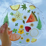 2 Size Large Silicone Tray Molds with Handles Molds 13 Inches Round Big Tray Resin Mold Irregular Geode Coasters Jewelry Plates Mold for Epoxy Resin Casting Art Craft Supplies Wehous