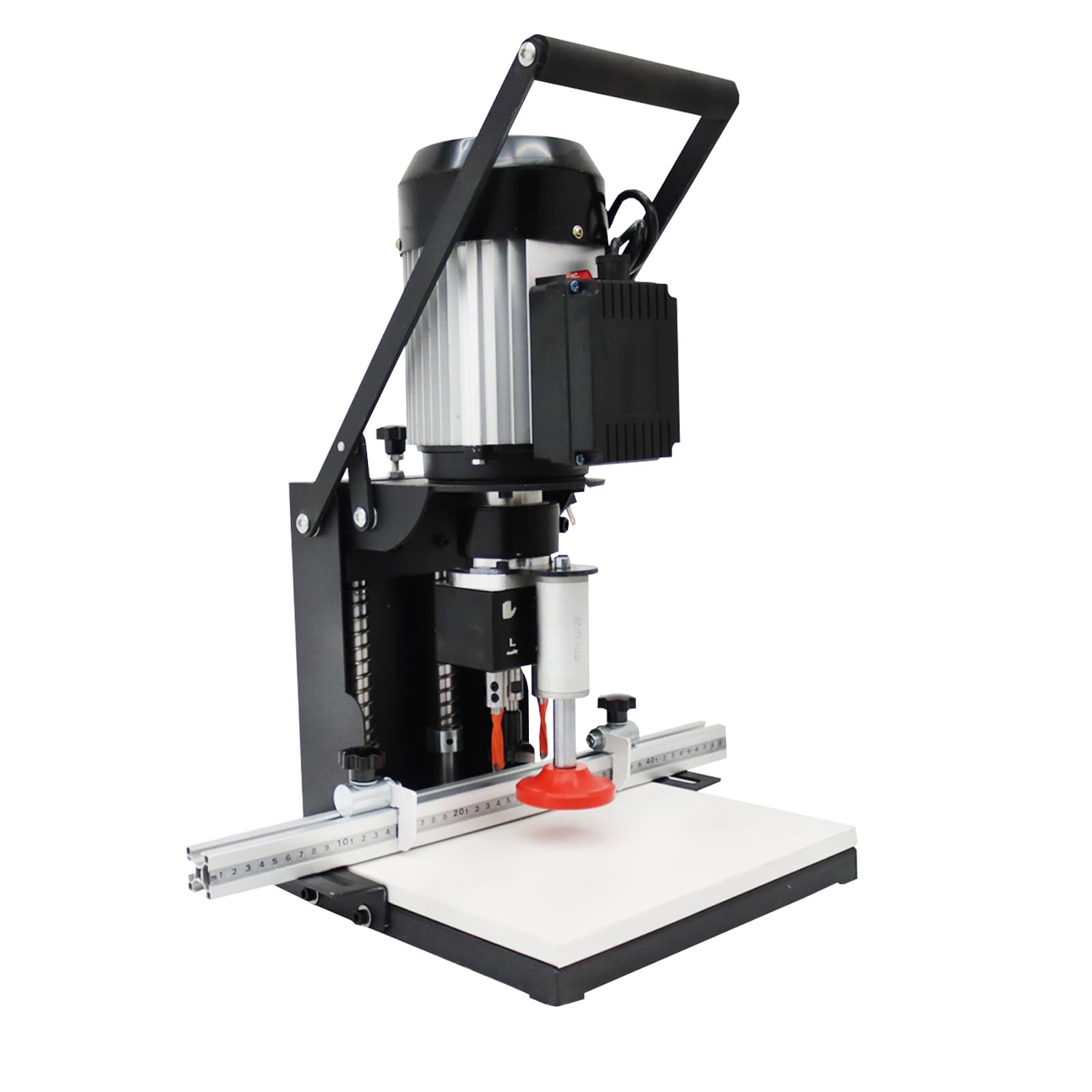 HayWHNKN Hinge Drill Machine 45-9.5 Pneumatic Hinge Boring Insertion Machine Portable Woodworking Hing Boring Drill Press Machine - WoodArtSupply