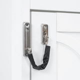 Merax Farmhouse Wood Murphy Bed Chest with Charging Station & Drawer, Storage Wall Bed with Wood Slat Support/Space Saving, Twin,White Merax