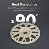 FLASHFORGE ABS Pro Filament 1.75mm Burnt Titanium, 3D Printer Filament 1kg (2.2lbs) Spool-Dimensional Accuracy +/- 0.02mm, Hot Deformation below 90℃, Great for Printing Heat-Resistant Functional Parts FLASHFORGE