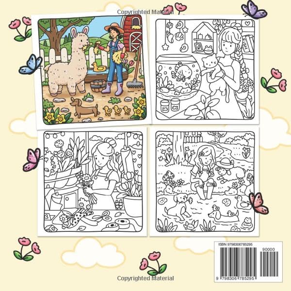 Cozy Girl Life: Cute Coloring Book for Adults & Teens Featuring Adorable Moments, Everyday Activities, and Sweet Nature Scenes (Cozy Girl Series) WoodArtSupply