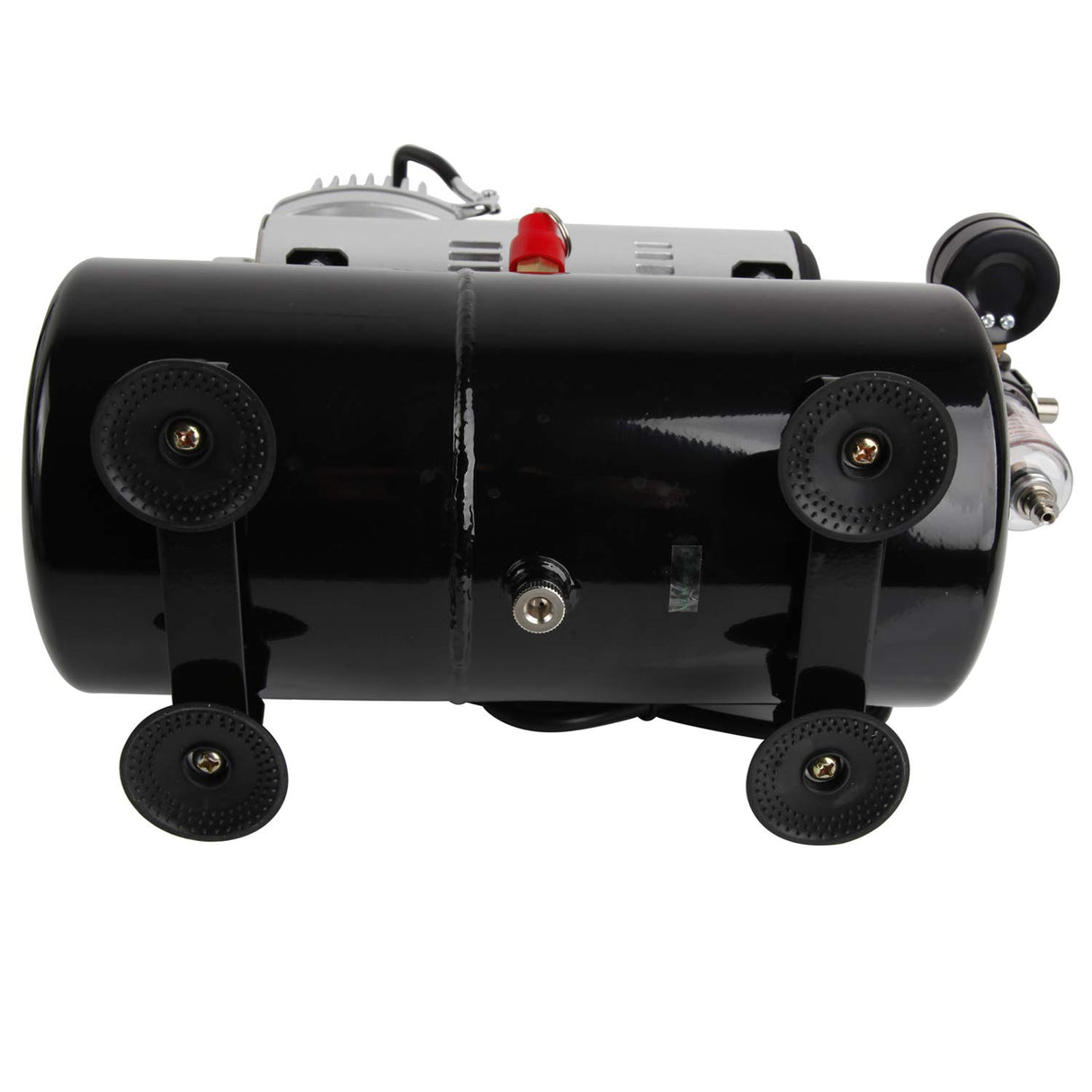 Timbertech ABPST08K Airbrush Compressor Complete Set with Upgraded Cooling Fan and Airbrush Accessories for Airbrushing Hobby, Body Tattoo, Model Painting, Automotive Graphic, Make-up(110-120V) TIMBERTECH