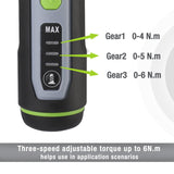 WORKPRO 4V Electric Screwdriver, Rechargeable Cordless Screwdriver Set with 35 Bits, Extension Rod, USB Charging Cable in Carrying Case, LED Light, Black Gray WORKPRO