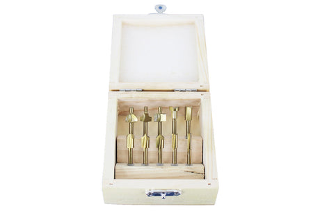 TEMO 10 pc High Speed Steel Hss Titanium Coated Router Bits Set 1/8 Inch Shank for Dremel Rotary Tools TEMO