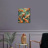 TUMOVO Koi Paint by Numbers, Japanese Koi Adult Paint by Number Kits, Paint-by-Number Kits Flower Color by Number Canvas Frameless with 3 Brushes DIY Oil Painting Kits Gift, 16 x20 Inch TUMOVO