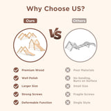 Dripex Deformable Pikler Triangle Set, Large Montessori Climbing Set with Over 20 Playing Modes, Pikler Triangle with Slide Arch Rocker, Premium Early Learning Climbing Toys for Toddlers 1-3 Inside Dripex