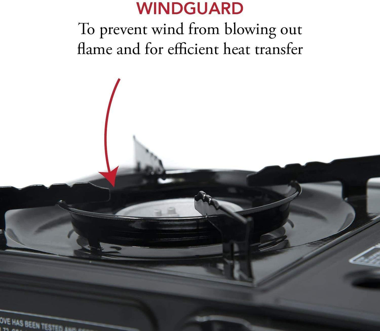 Gas One Portable Butane Camping Stove with Case: Automatic Ignition, Precise Heat Control - Camping & Tailgating and Outdoor Cooking Gas One