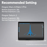 ELEGOO Standard 2.0 Photopolymer Resin 2000g Grey, Rapid Precise Printing Resin 405nm LCD UV-Curing for LCD/DLP/MSLA 3D Printer ELEGOO