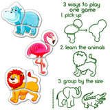 MAGDUM Zoo Magnetic Puzzles for Kids Ages 3-5 - Toddler Puzzle - Travel Toys for Kids Ages 3-5 - Magnetic Travel Games Baby Puzzle Kids Puzzle Toys - Puzzle for Preschooler Magnet Puzzles Games magdum