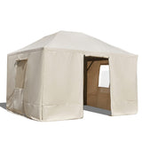 YOLENY Winter Gazebo Cover for 10×13 Hardtop Gazebo, Gazebo Accessories for All Seasons, Transform Your Gazebo for Winter, with Mesh Screens and Doors and Windows (Hardtop Gazebo Not Included) YOLENY